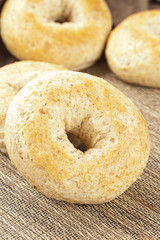 Homemade Fresh Whole Grain Bagel