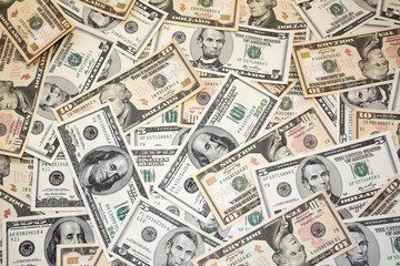Dollar Banknotes Background