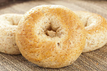 Homemade Fresh Whole Grain Bagel
