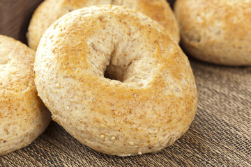 Homemade Fresh Whole Grain Bagel