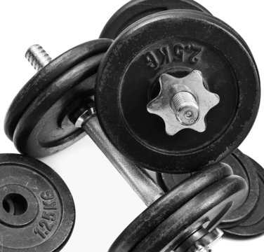 Pesi da palestra fitness e bodybuilding
