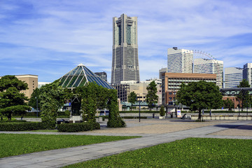 Cityscape in Yokohama, Japan