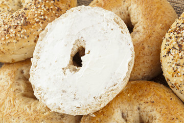 Homemade Fresh Whole Grain Bagel