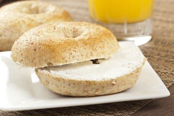 Homemade Fresh Whole Grain Bagel