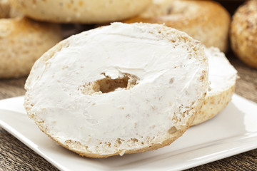 Homemade Fresh Whole Grain Bagel