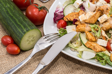 Chicken Salad (Macro View)