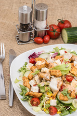 Big Salad with Chicken