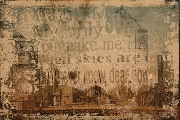 Abstract Grunge Textured Background