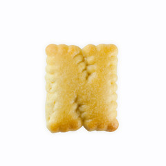 N-shape cracker in the form of alphabet