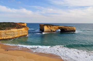 Great Ocean Road, Australia. Famous rock formations