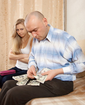 Family quarrel  over money