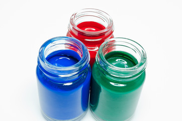 Watercolor painting for art in a bottle on white background.