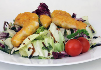 Backhendl-Salat