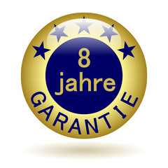 8 jahre garantie