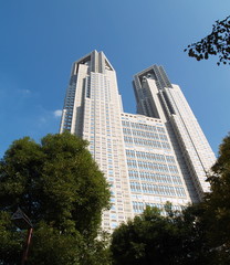 Obraz premium Building of Metropolitan Government of Tokyo