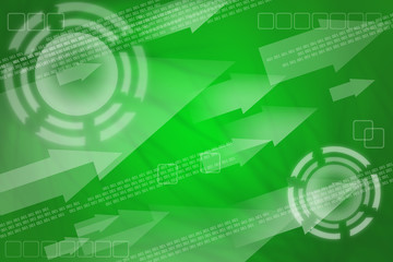 Obraz premium Abstract digital green background