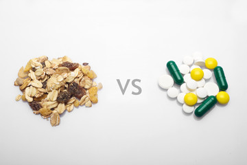 Oatmeal versus medicine