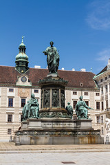 Fototapeta na wymiar Hofburg palace and monument. Vienna.Austria.