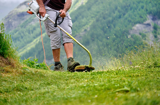 d&eacute;broussaillage en montagne,jardinage