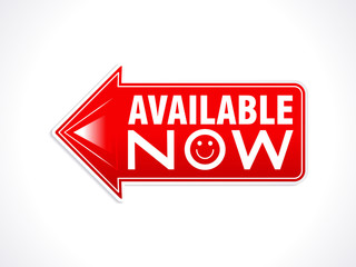 abstract available now arrow