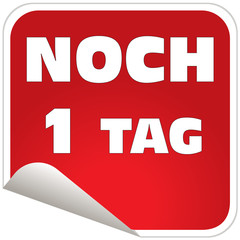 Button - Noch 1 Tag