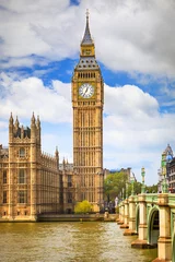 Fotobehang Big Ben in London © sborisov