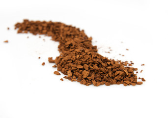 coffee on a white background