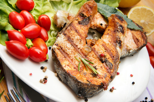 Grilled Salmon - Salmone alla griglia