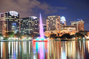 Fountain closeup in Orlando