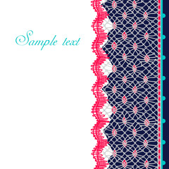 vector decorative lace border