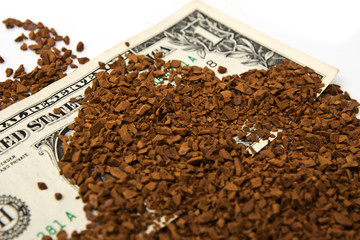 dollars in the ground coffee
