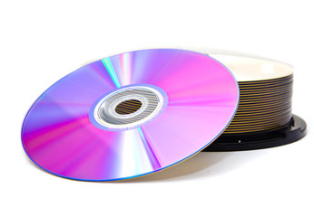Fototapeta premium disks on a white background