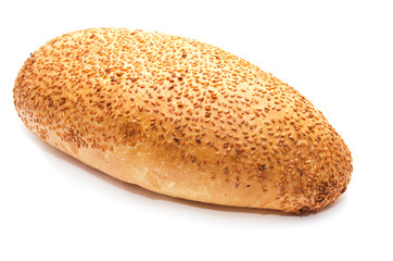 bread on a white background