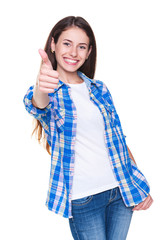 cheerful teenager