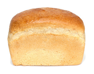 bread on a white background