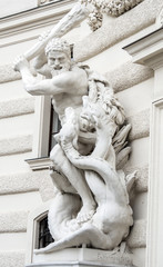 Hercules and Cerberus - Hofburg Vienna Austria