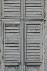 Wooden window detail