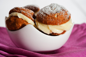 Nuts chocolate cookies
