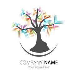 Company (Business) Logo Design, Vector, Tree
