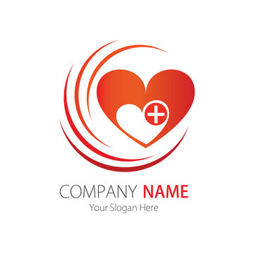 Company (Business) Logo Design, Vector, Health, Heart