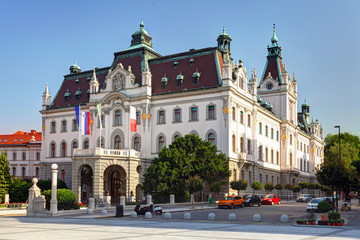 Fototapeta na wymiar Uniwersytet w Lublanie - Słowenia