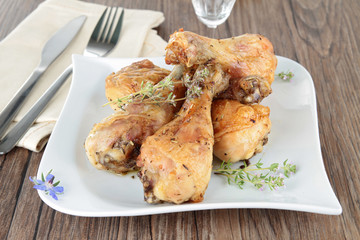 grilled drumsticks