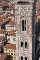 Fototapeta na wymiar The Giotto's Campanile tower Florence