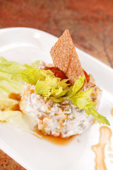 salad with mayonnaise