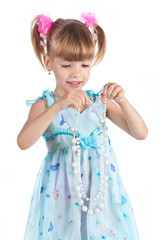 portrait of little girl