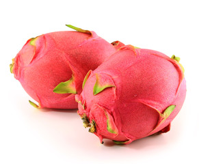 Dragon fruit isolated on white background