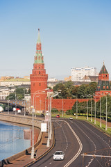 Fototapeta premium Embankment of the Moscow Kremlin