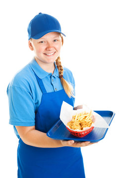 Teenage Fast Food Worker