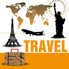 Obraz premium Traveling theme