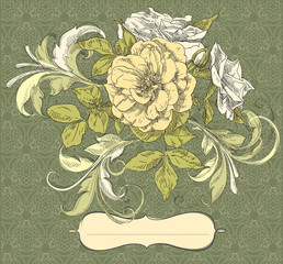 vintage floral background